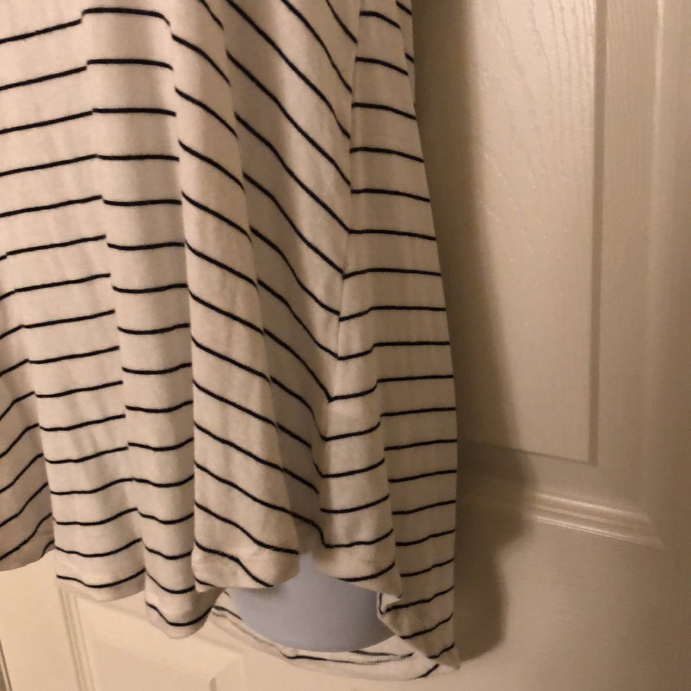 Flutter Sleeve Striped Boho Blouse - image 8